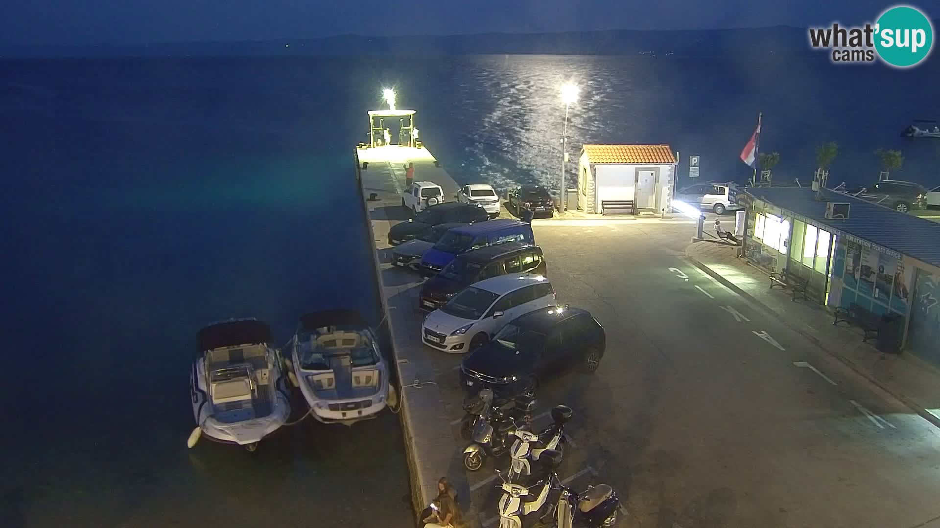 Webcam Bol Hafen & Ortszentrum – Liveblick aus Bol auf der Insel Brač