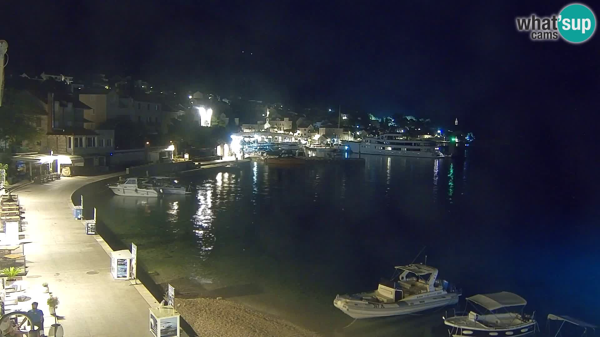 Webcam Bol Hafen & Ortszentrum – Liveblick aus Bol auf der Insel Brač