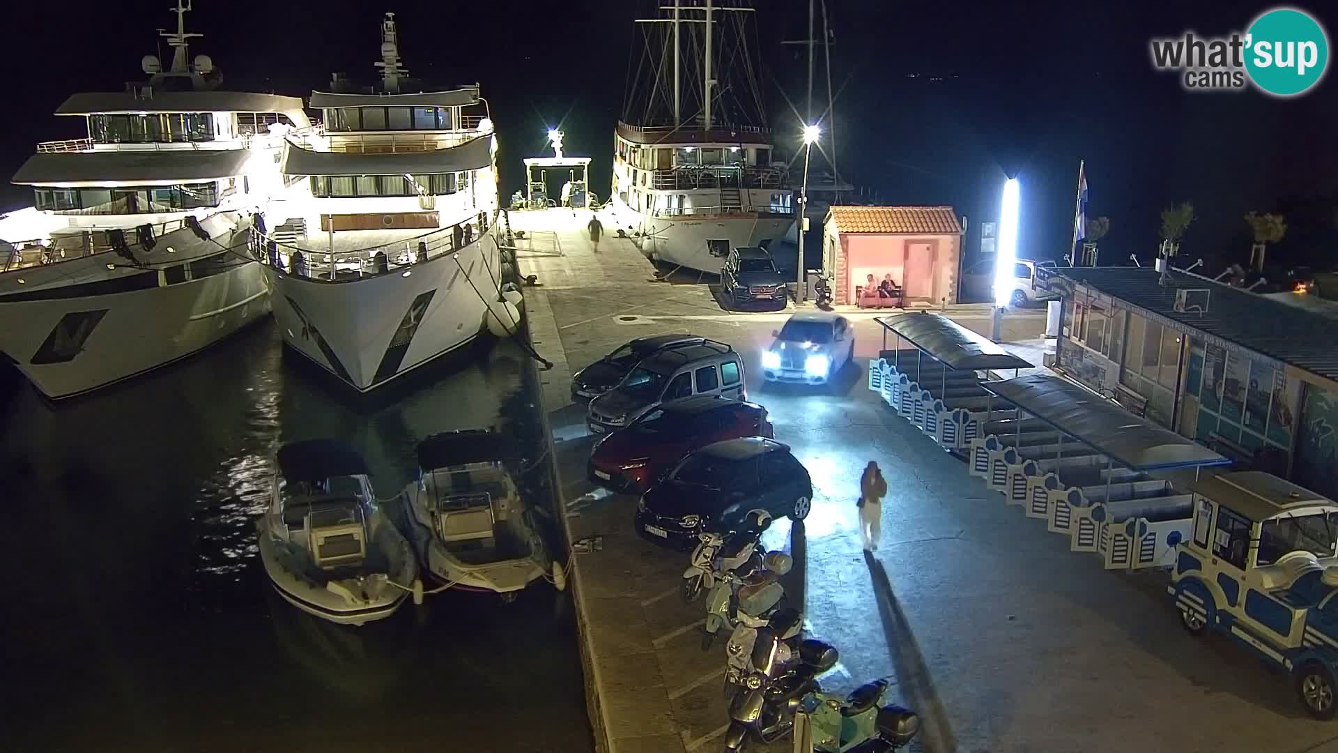 Webcam Bol centre-ville & marina – Vue en direct depuis Bol, île de Brač