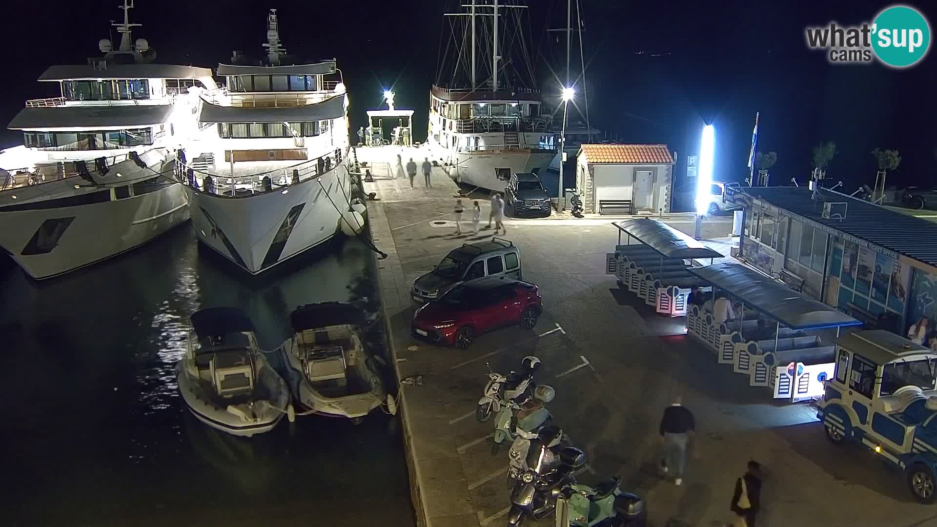 Webcam Bol Hafen & Ortszentrum – Liveblick aus Bol auf der Insel Brač