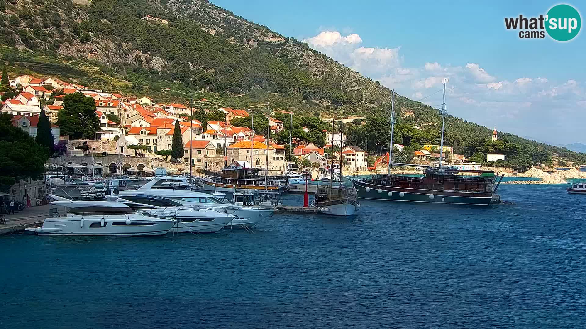 Webcam Bol Town Center & Marina – Live View from Bol, Brač