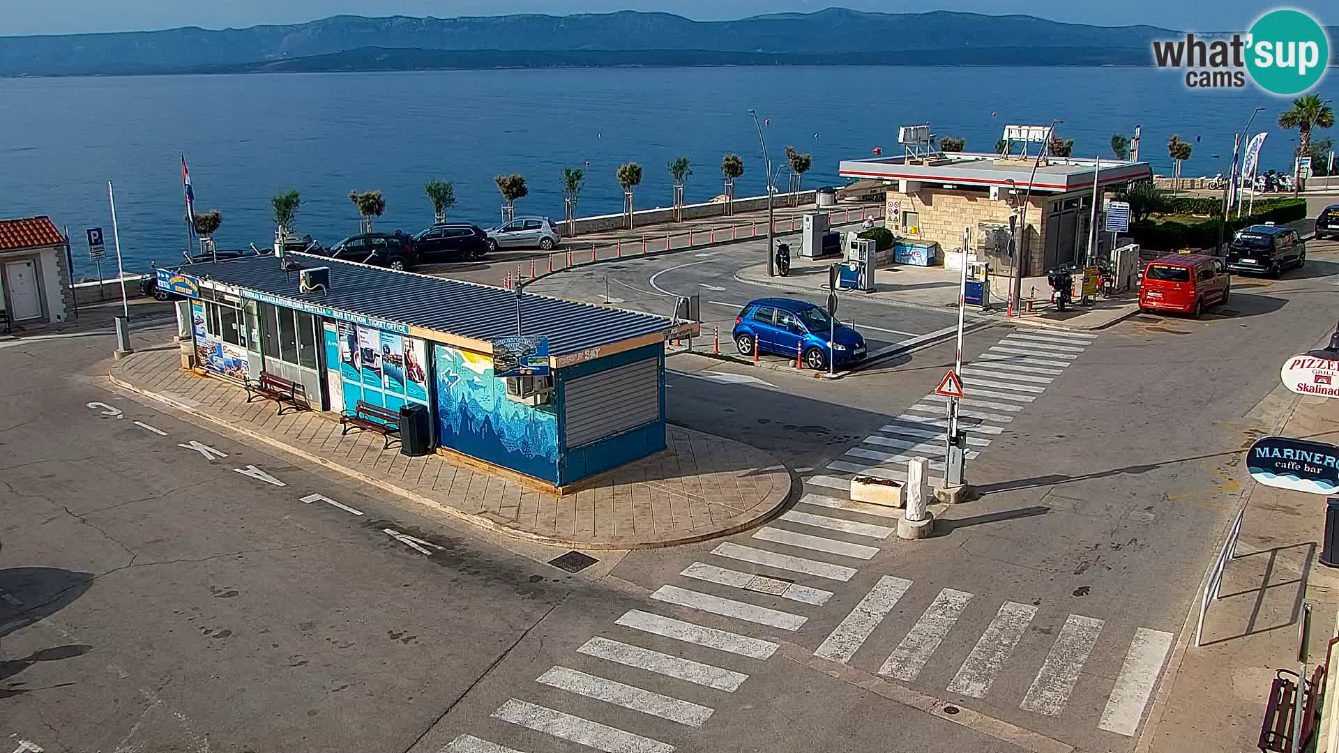 Webcam Bol Centre-Ville & Marina – Vue en direct depuis Bol, île de Brač