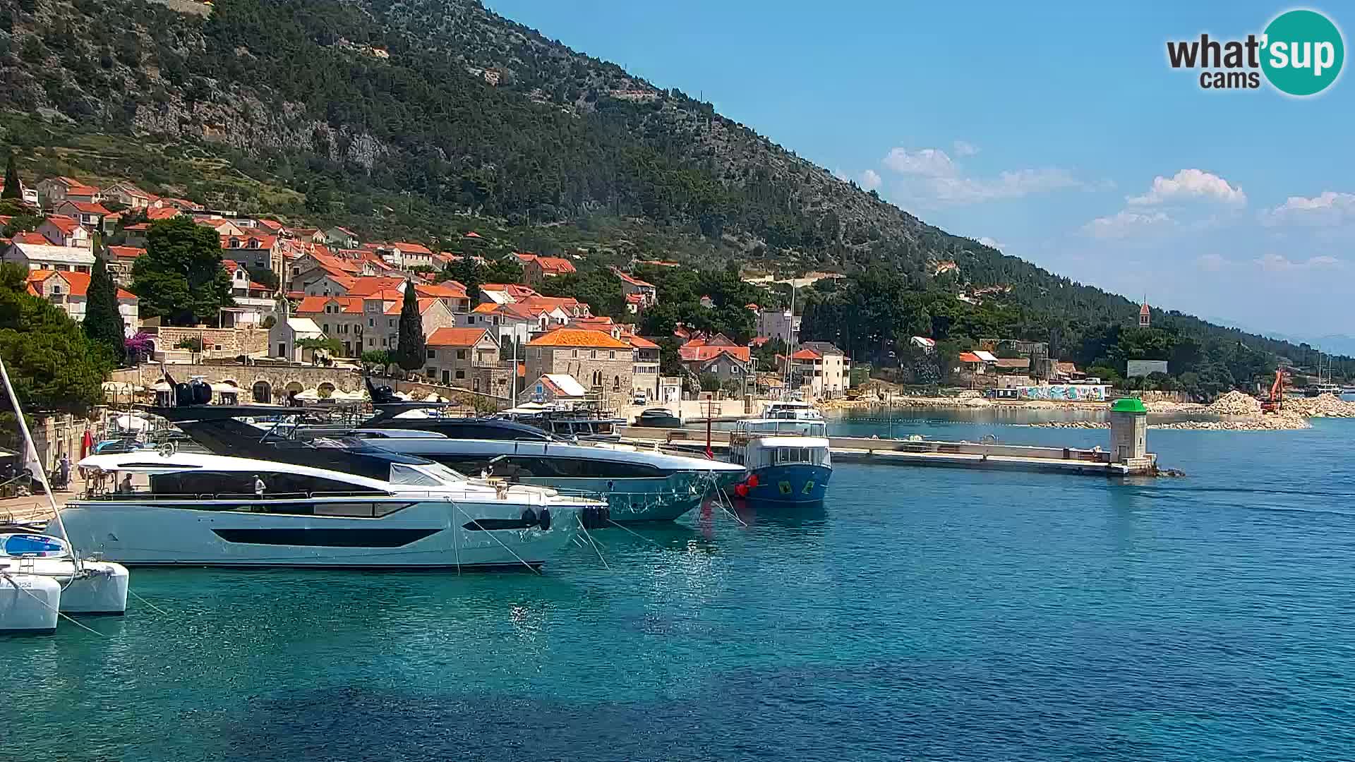 Webcam Bol Town Center & Marina – Live View from Bol, Brač