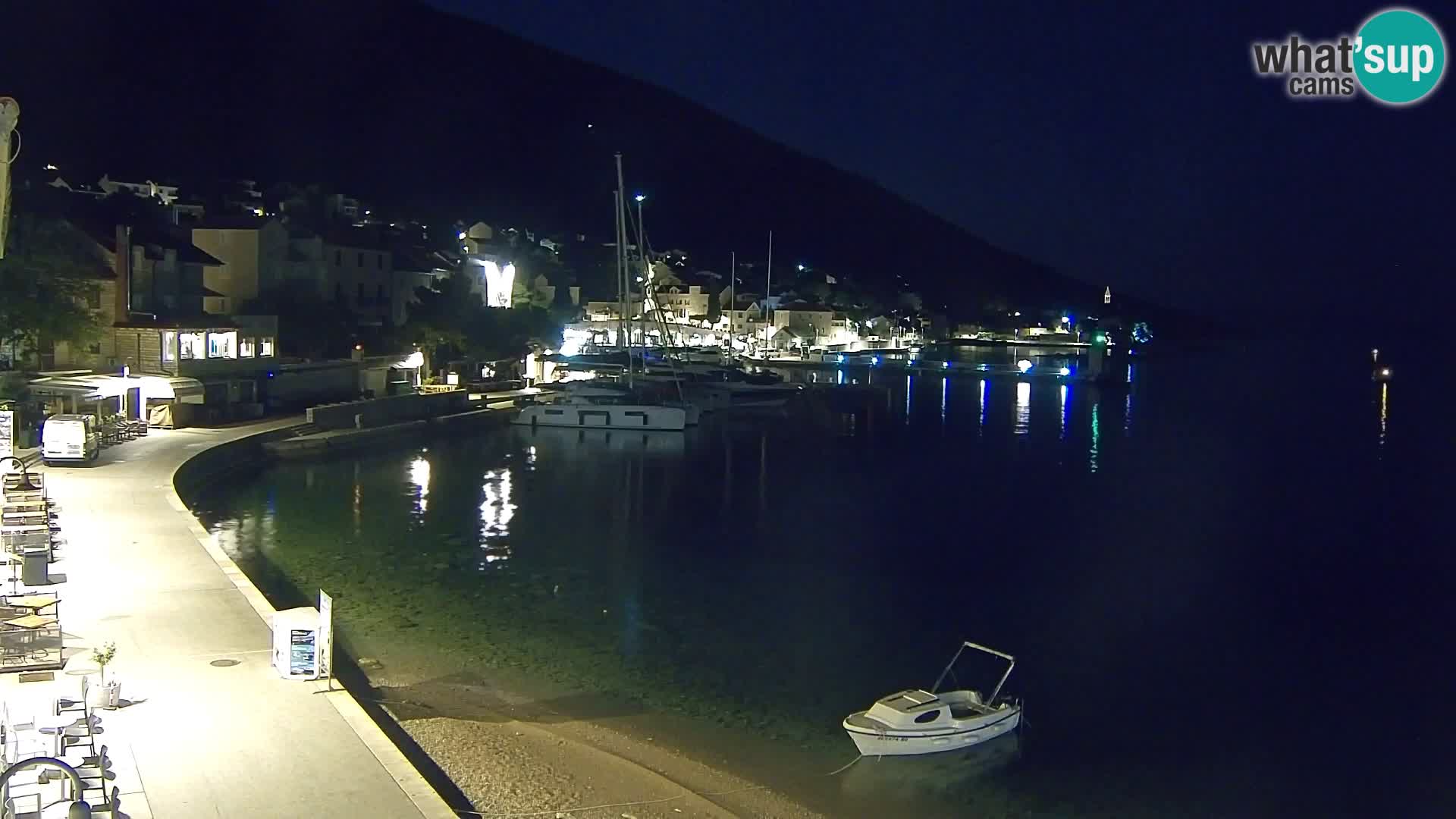 Webcam Bol Centre-Ville & Marina – Vue en direct depuis Bol, île de Brač