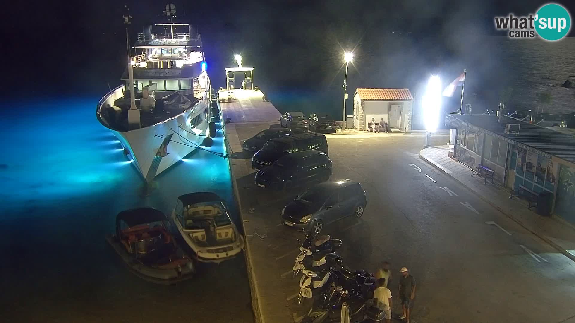 Webcam Bol Hafen & Ortszentrum – Liveblick aus Bol auf der Insel Brač