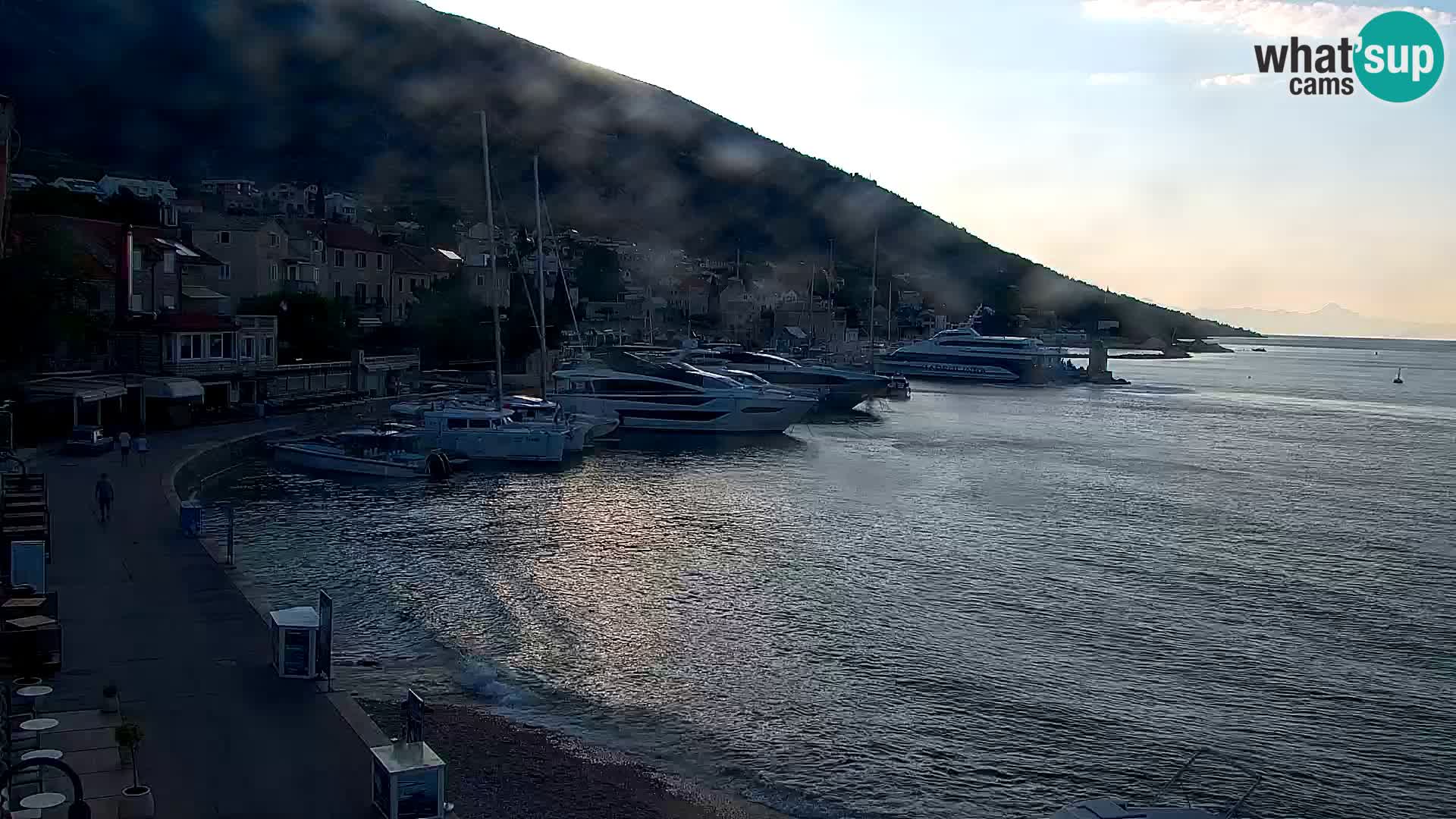 Webcam Bol centre-ville & marina – Vue en direct depuis Bol, île de Brač