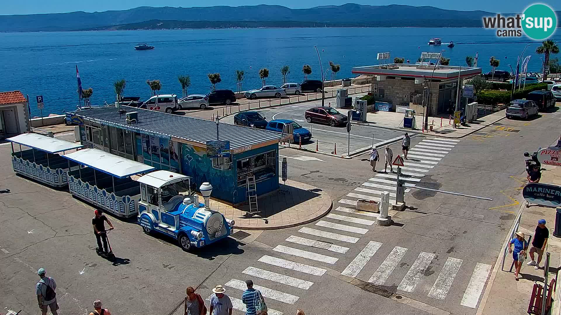 Webcam Bol Centro e Marina – Vista live dal porto di Bol