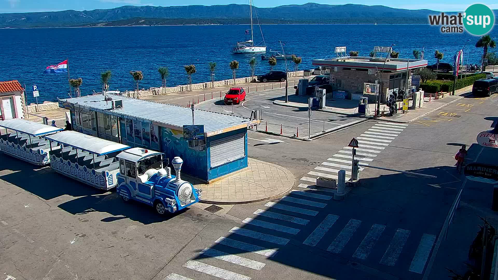 Webcam Bol centre-ville & marina – Vue en direct depuis Bol, île de Brač