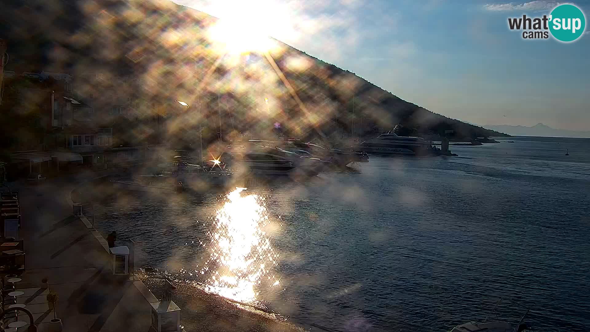 Webcam Bol centre-ville & marina – Vue en direct depuis Bol, île de Brač