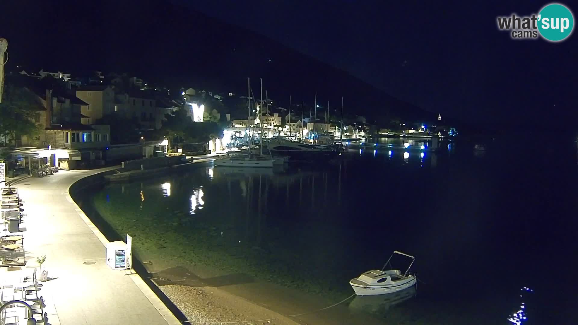 Webcam Bol Hafen & Ortszentrum – Liveblick aus Bol auf der Insel Brač