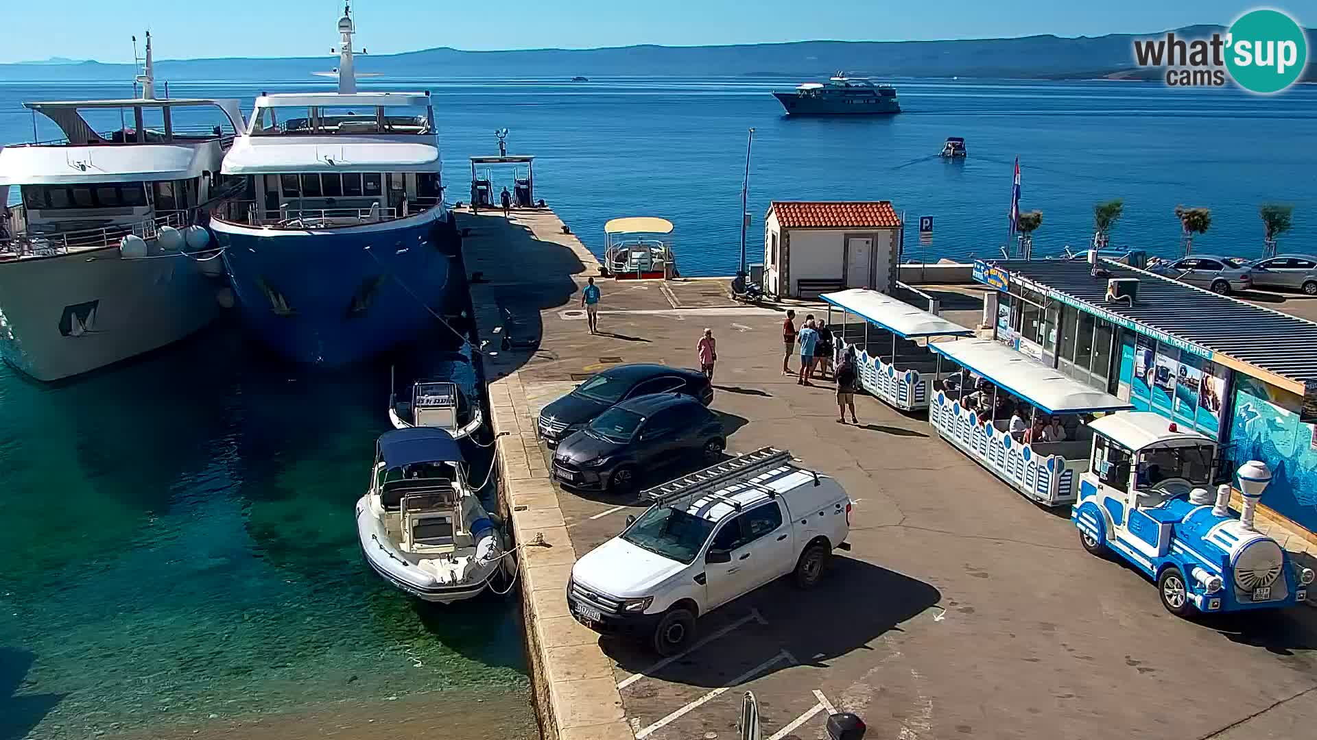 Webcam Bol Centre-Ville & Marina – Vue en direct depuis Bol, île de Brač