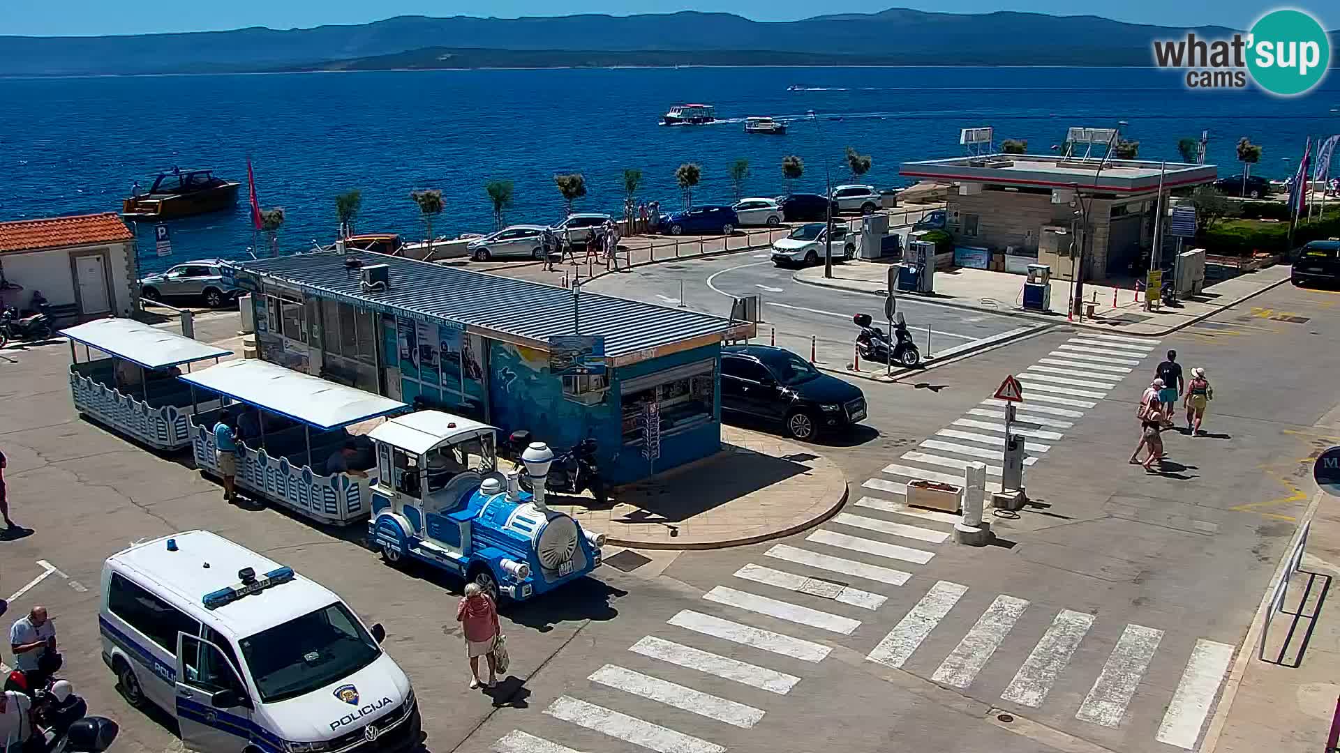 Webcam Bol Centre-Ville & Marina – Vue en direct depuis Bol, île de Brač