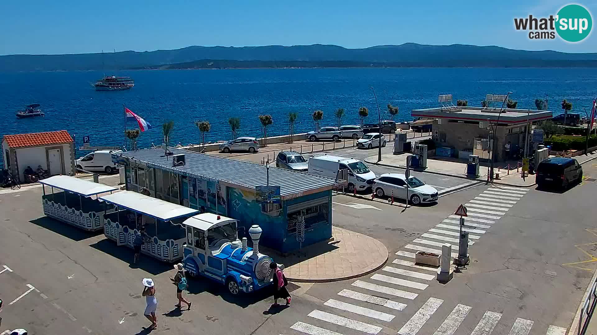 Webcam Bol centre-ville & marina – Vue en direct depuis Bol, île de Brač