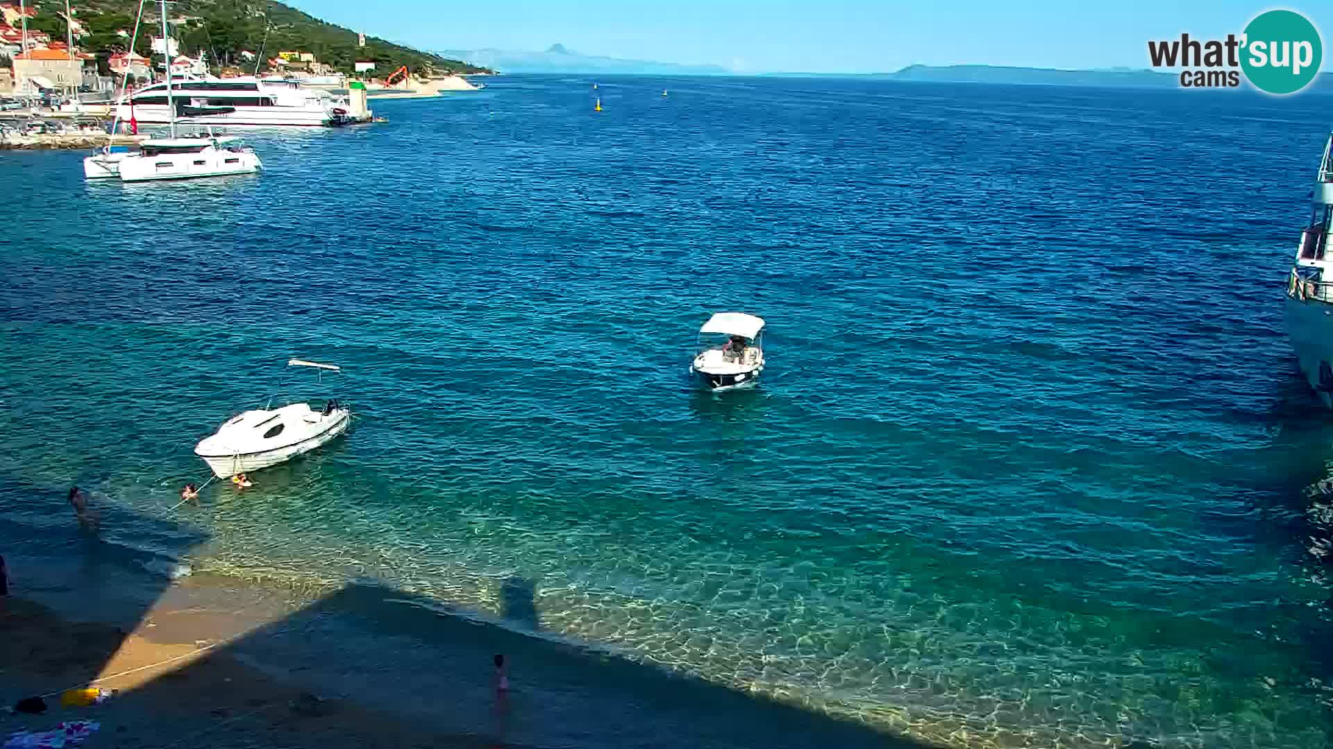 Webcam Bol Hafen & Ortszentrum – Liveblick aus Bol auf der Insel Brač