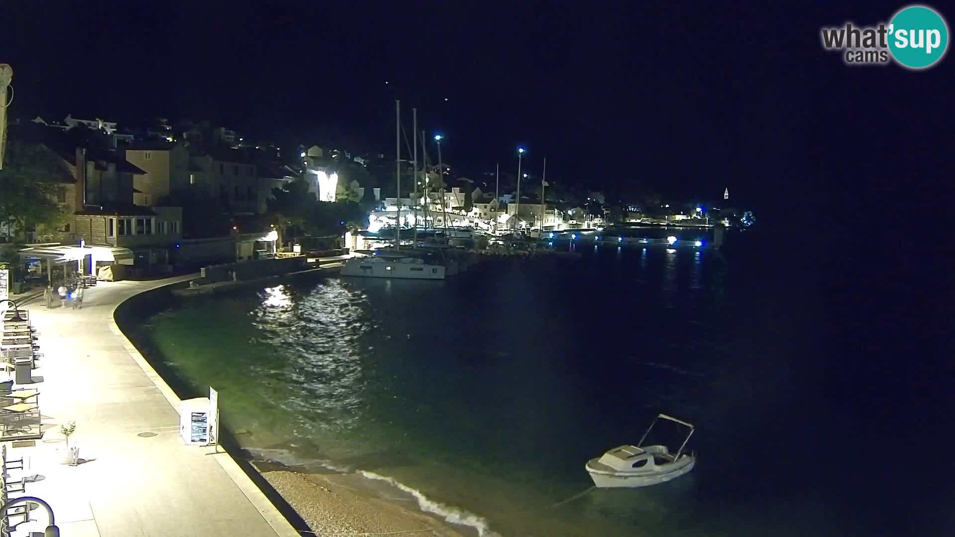 Webcam Bol Centre-Ville & Marina – Vue en direct depuis Bol, île de Brač