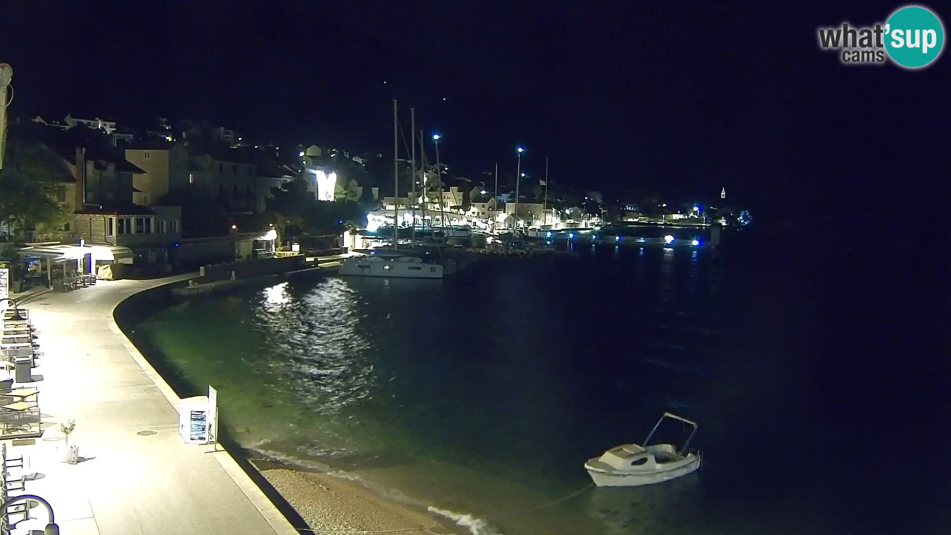 Webcam Bol Hafen & Ortszentrum – Liveblick aus Bol auf der Insel Brač