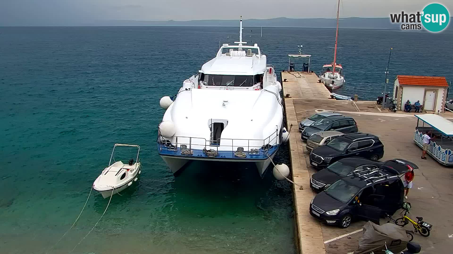 Webcam Bol Hafen & Ortszentrum – Liveblick aus Bol auf der Insel Brač