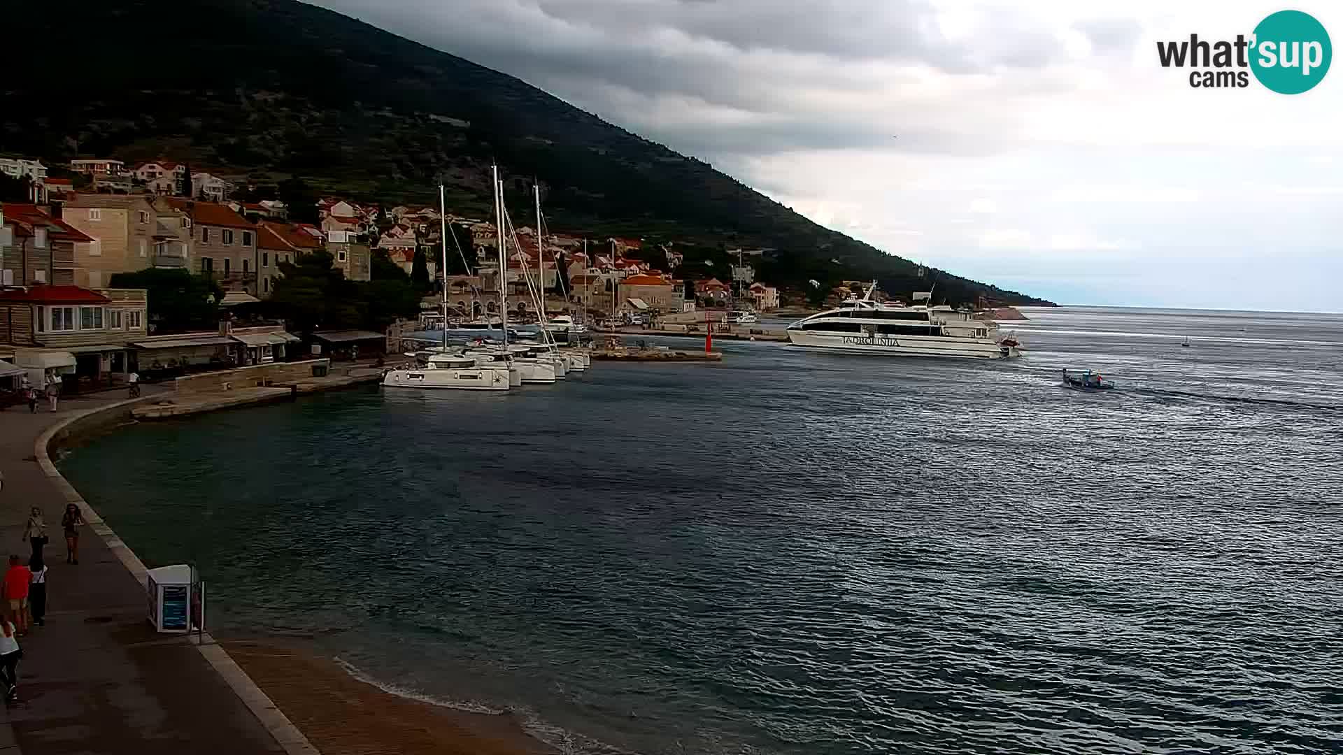 Webcam Bol Hafen & Ortszentrum – Liveblick aus Bol auf der Insel Brač