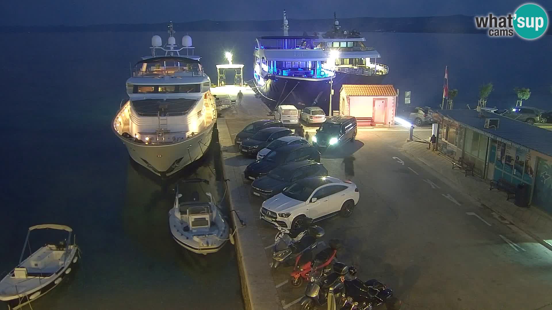 Webcam Bol Centre-Ville & Marina – Vue en direct depuis Bol, île de Brač