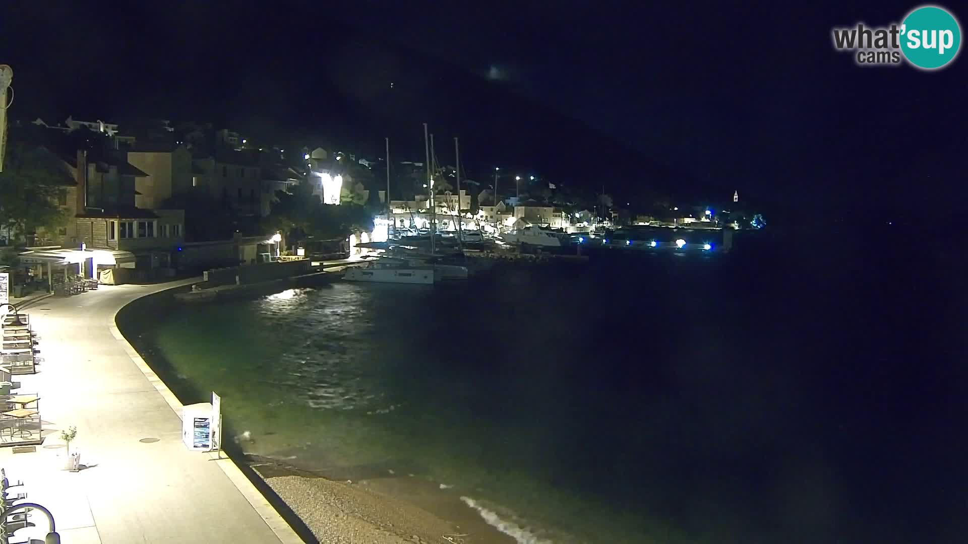 Webcam Bol Hafen & Ortszentrum – Liveblick aus Bol auf der Insel Brač