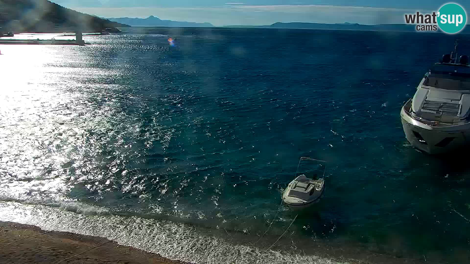 Webcam Bol Hafen & Ortszentrum – Liveblick aus Bol auf der Insel Brač