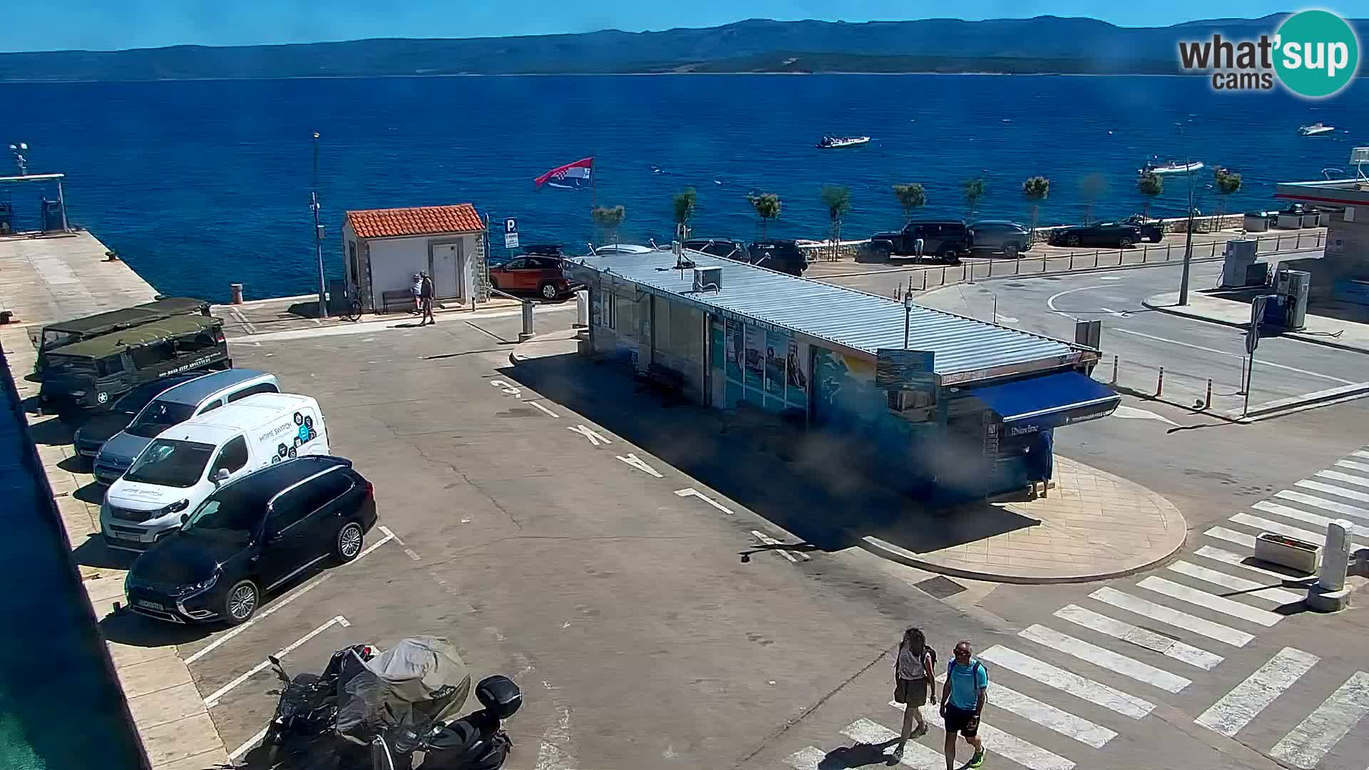 Webcam Bol centre-ville & marina – Vue en direct depuis Bol, île de Brač