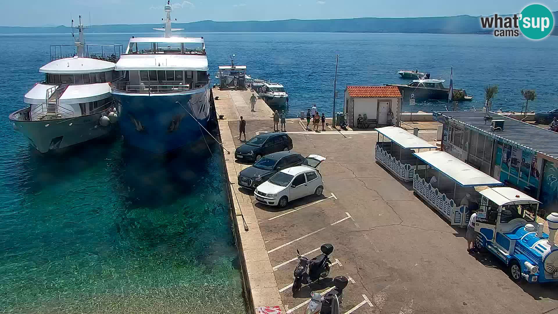 Webcam Bol Hafen & Ortszentrum – Liveblick aus Bol auf der Insel Brač