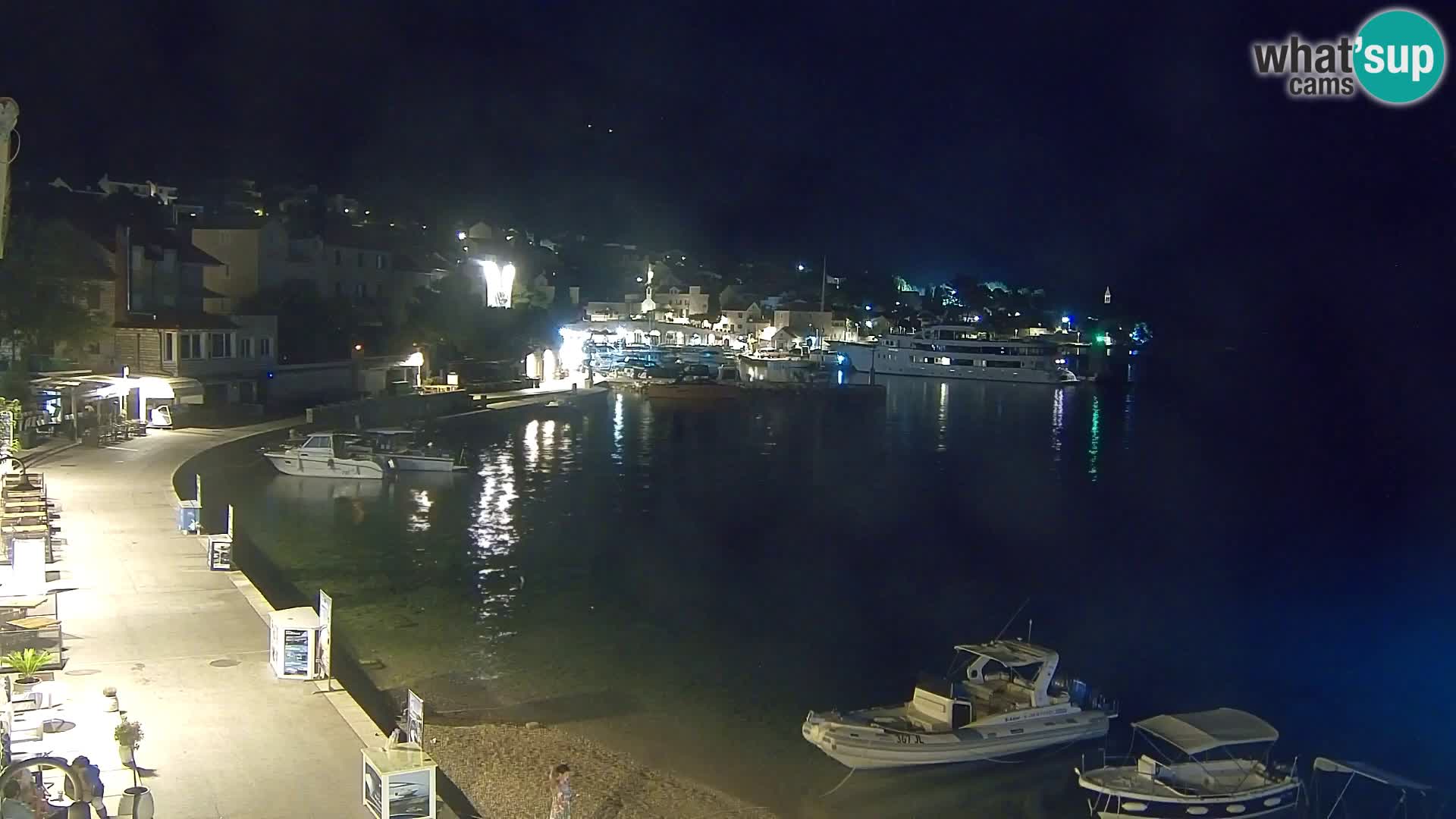 Webcam Bol Centre-Ville & Marina – Vue en direct depuis Bol, île de Brač