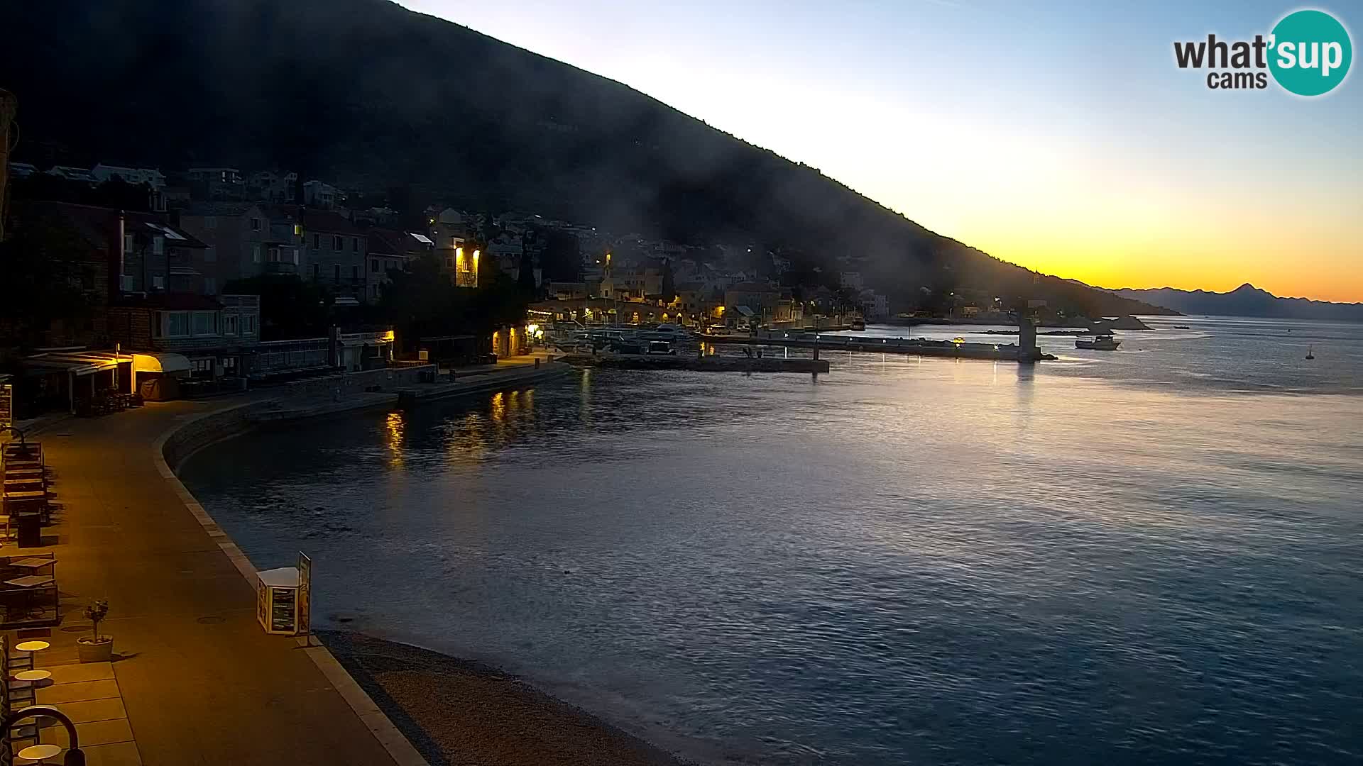 Webcam Bol Hafen & Ortszentrum – Liveblick aus Bol auf der Insel Brač