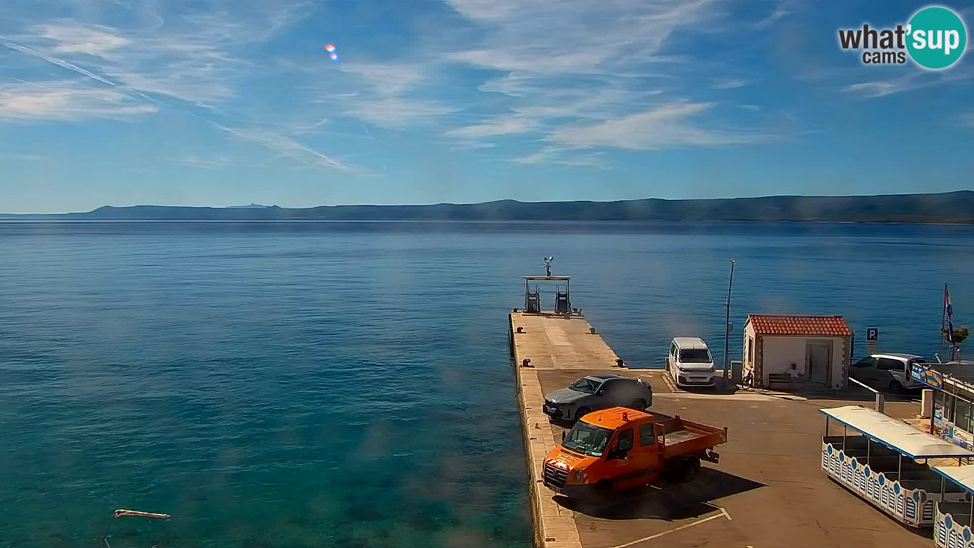 Webcam Bol centre-ville & marina – Vue en direct depuis Bol, île de Brač