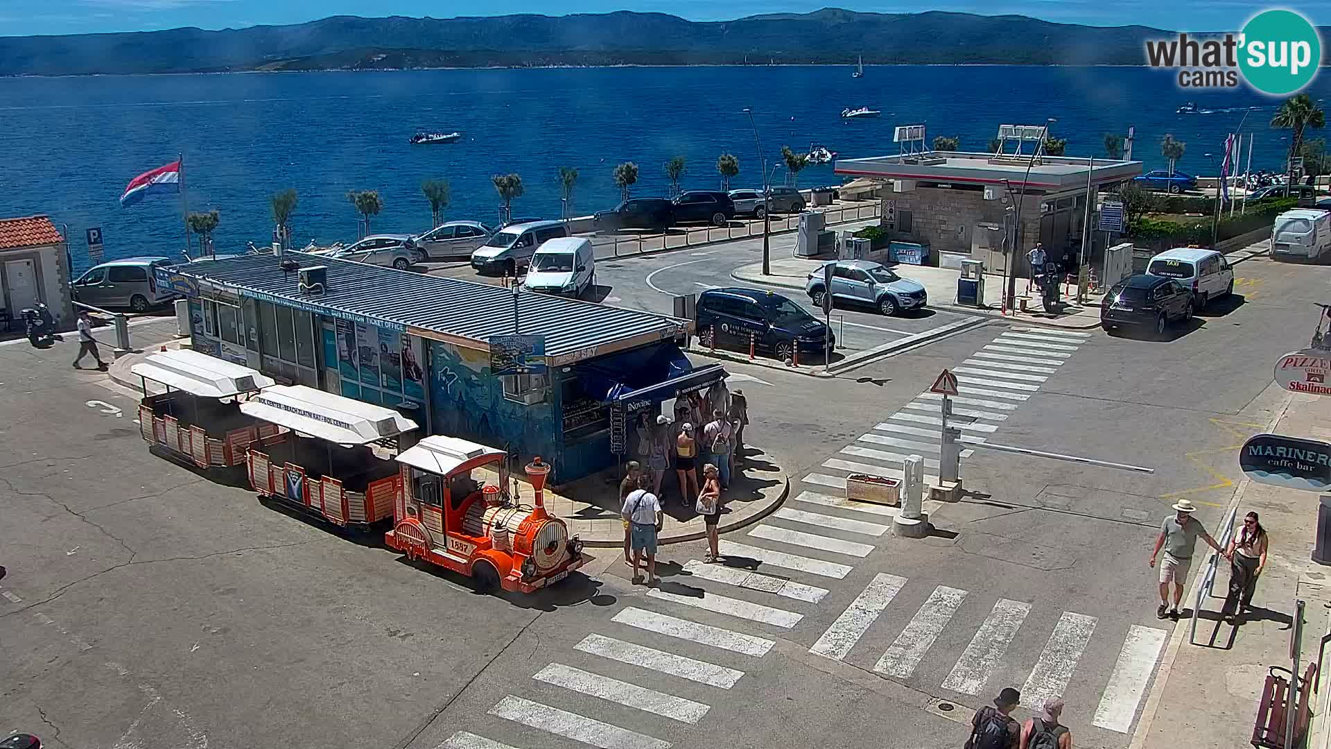 Webcam Bol centre-ville & marina – Vue en direct depuis Bol, île de Brač