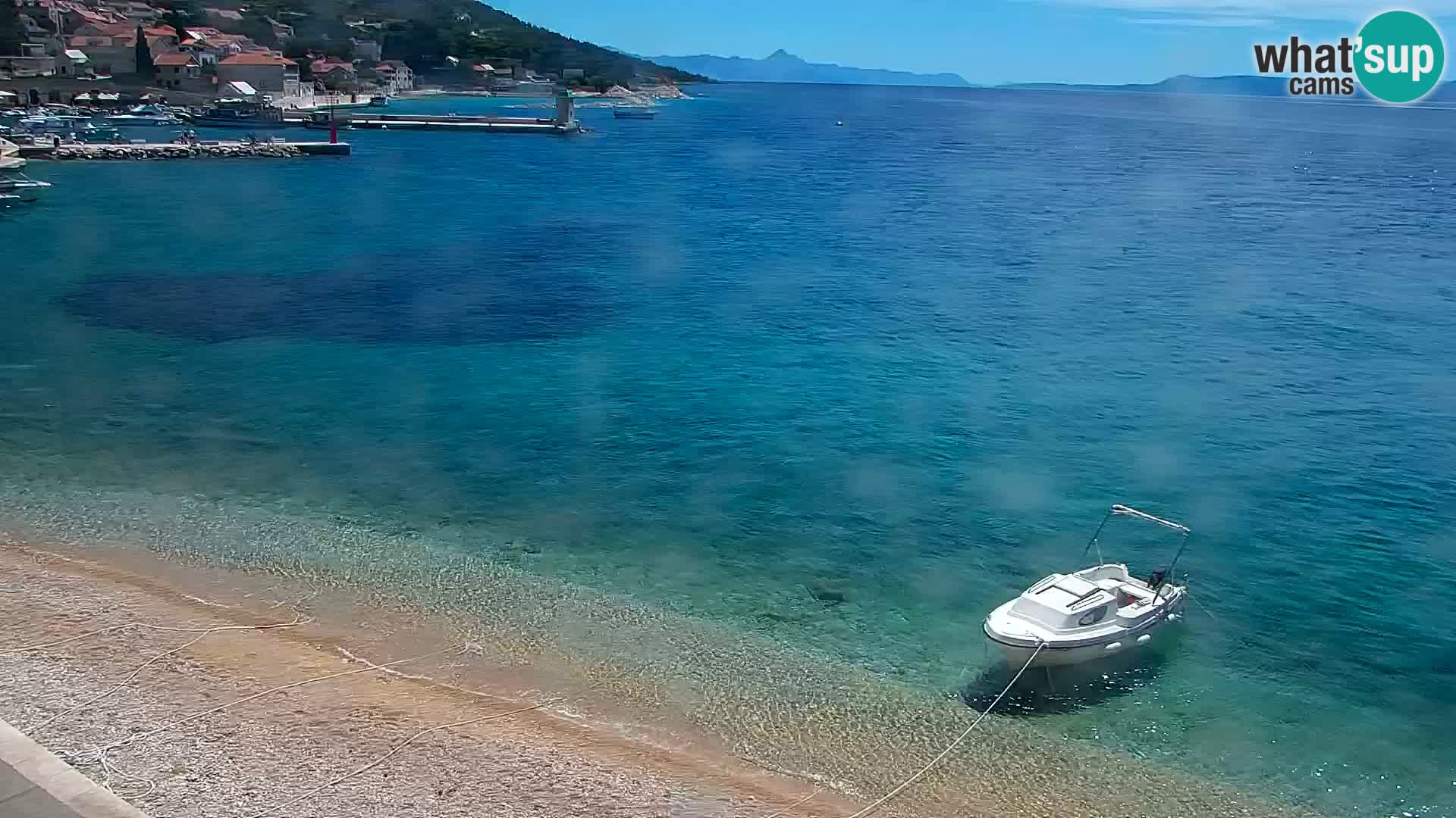 Webcam Bol centre-ville & marina – Vue en direct depuis Bol, île de Brač