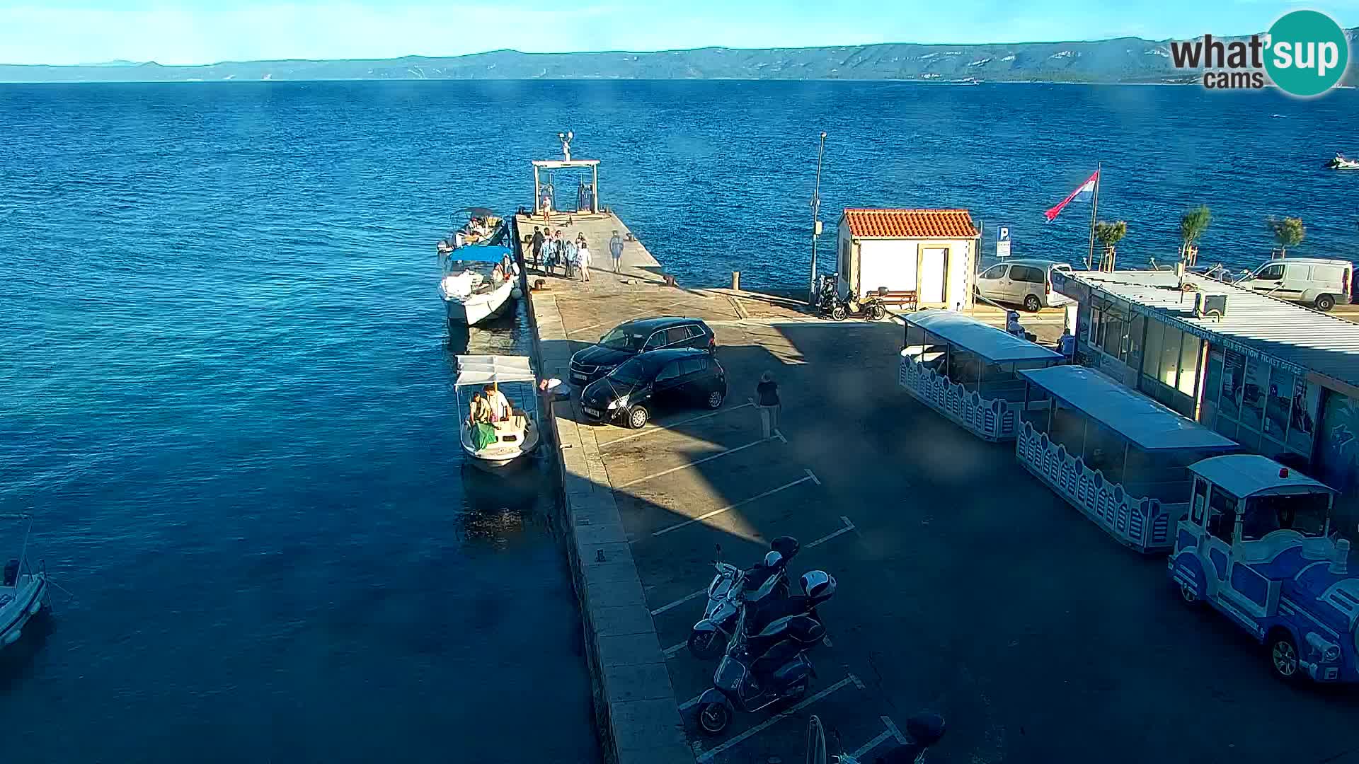 Webcam Bol centre-ville & marina – Vue en direct depuis Bol, île de Brač