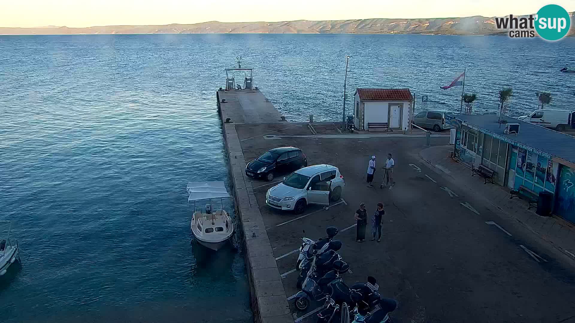 Webcam Bol centre-ville & marina – Vue en direct depuis Bol, île de Brač