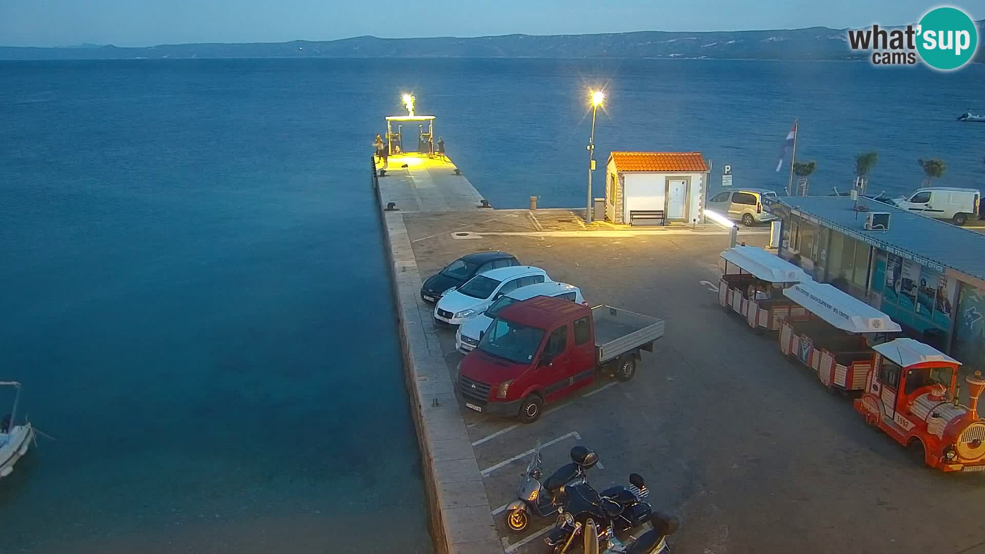 Webcam Bol centre-ville & marina – Vue en direct depuis Bol, île de Brač