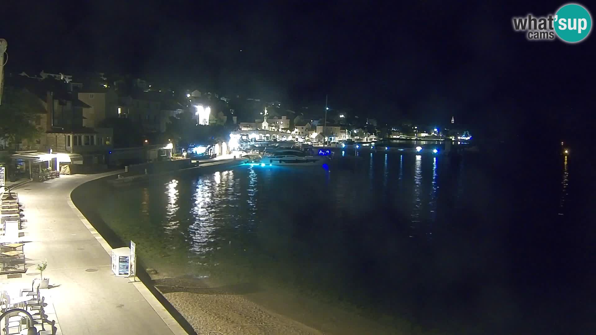 Webcam Bol centre-ville & marina – Vue en direct depuis Bol, île de Brač