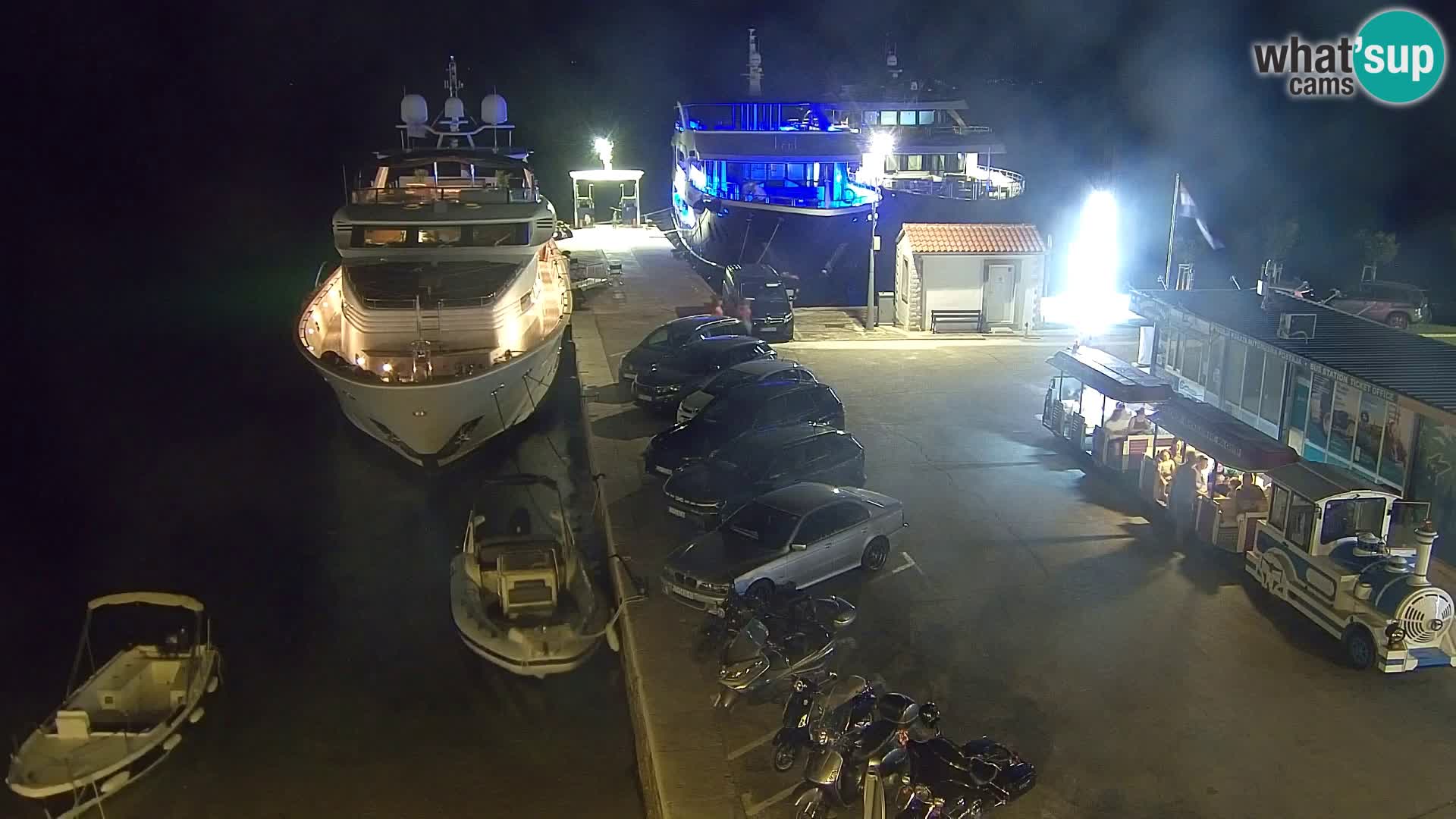 Webcam Bol centre-ville & marina – Vue en direct depuis Bol, île de Brač