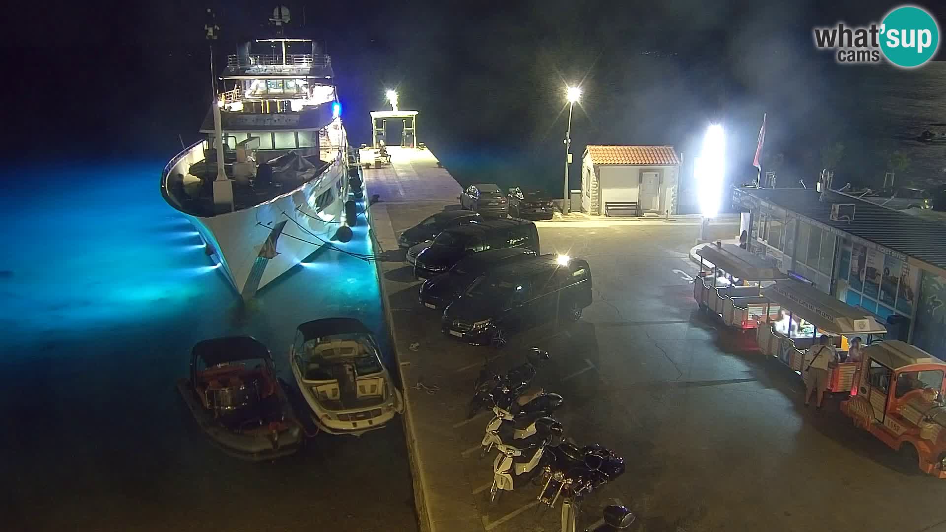 Webcam Bol Hafen & Ortszentrum – Liveblick aus Bol auf der Insel Brač