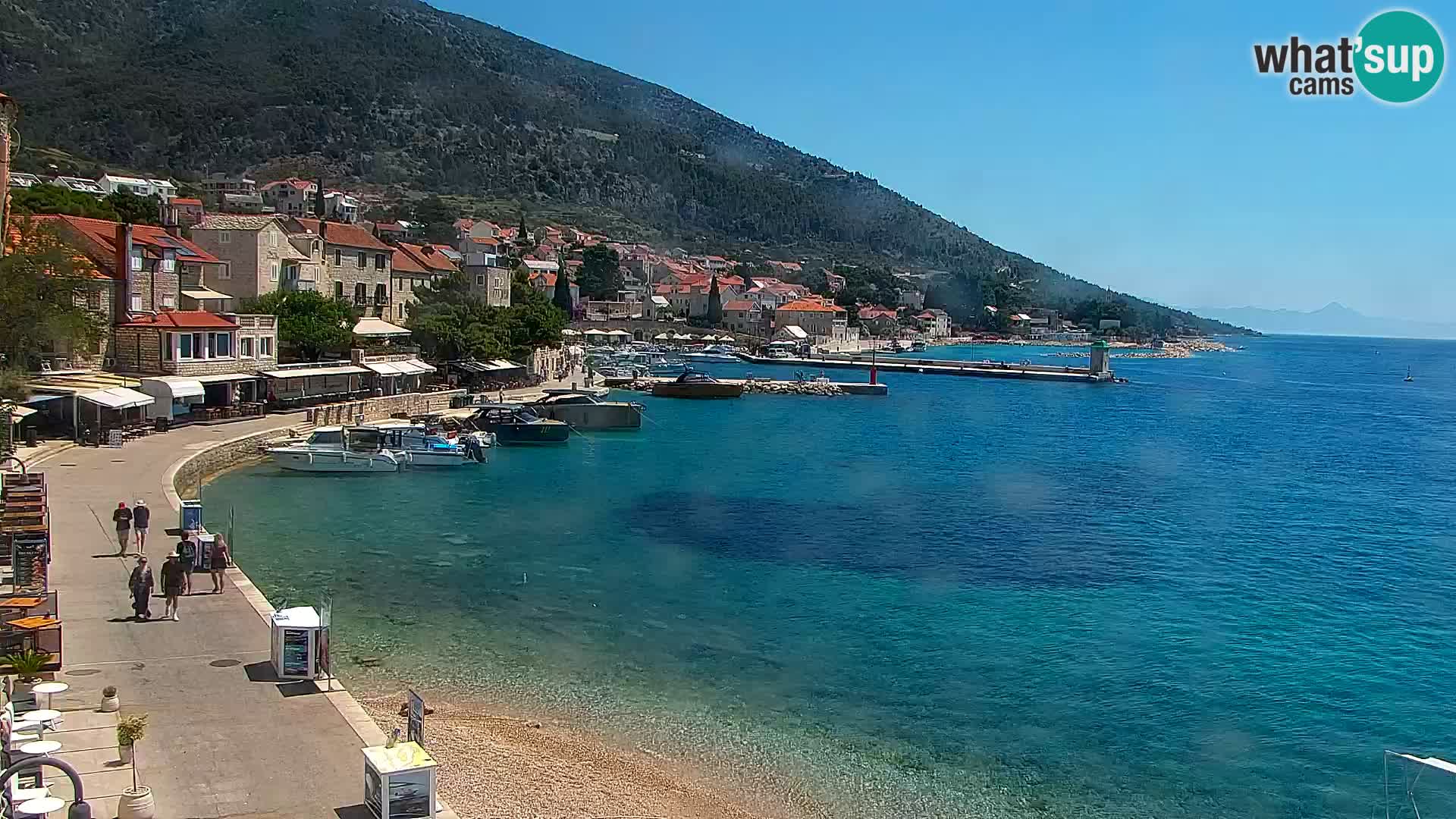 Webcam Bol Town Center & Marina – Live View from Bol, Brač