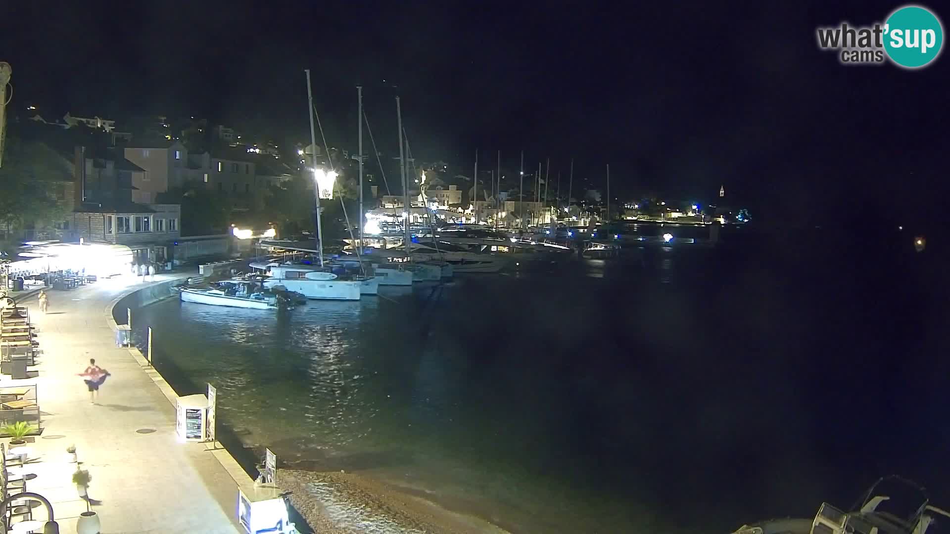 Webcam Bol Centre-Ville & Marina – Vue en direct depuis Bol, île de Brač