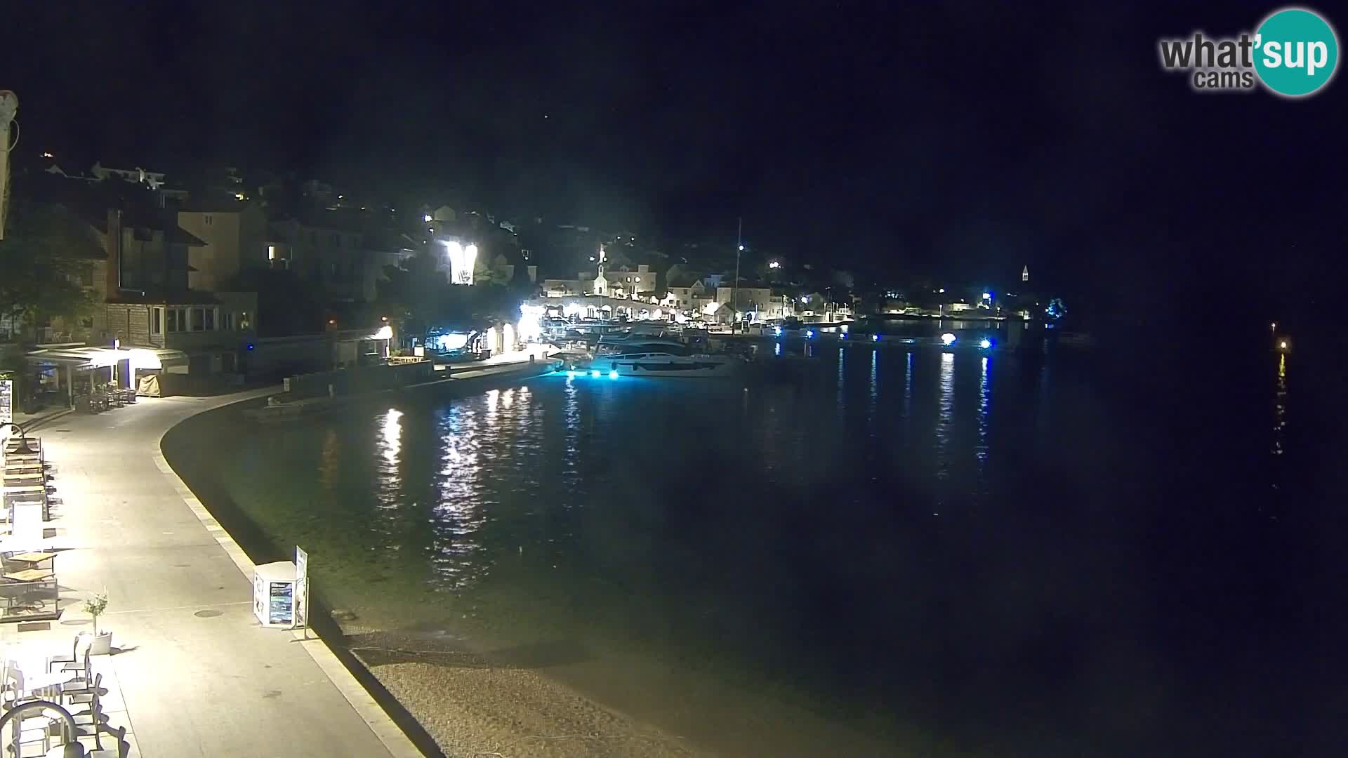 Webcam Bol Centre-Ville & Marina – Vue en direct depuis Bol, île de Brač