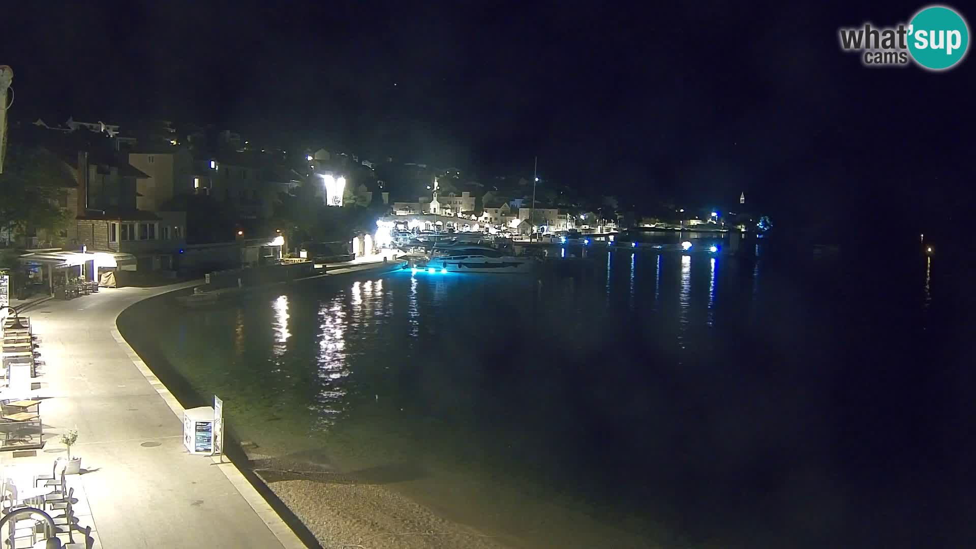 Webcam Bol centre-ville & marina – Vue en direct depuis Bol, île de Brač