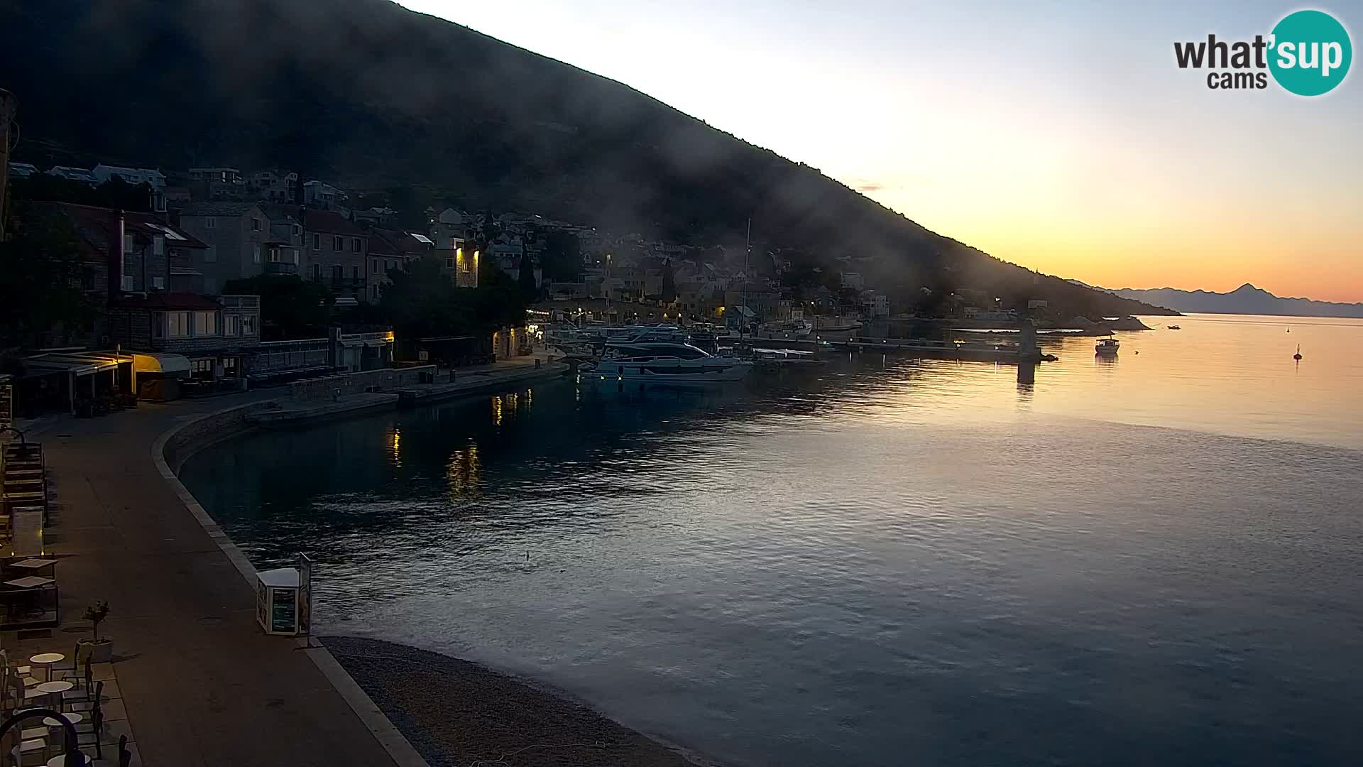 Webcam Bol Hafen & Ortszentrum – Liveblick aus Bol auf der Insel Brač