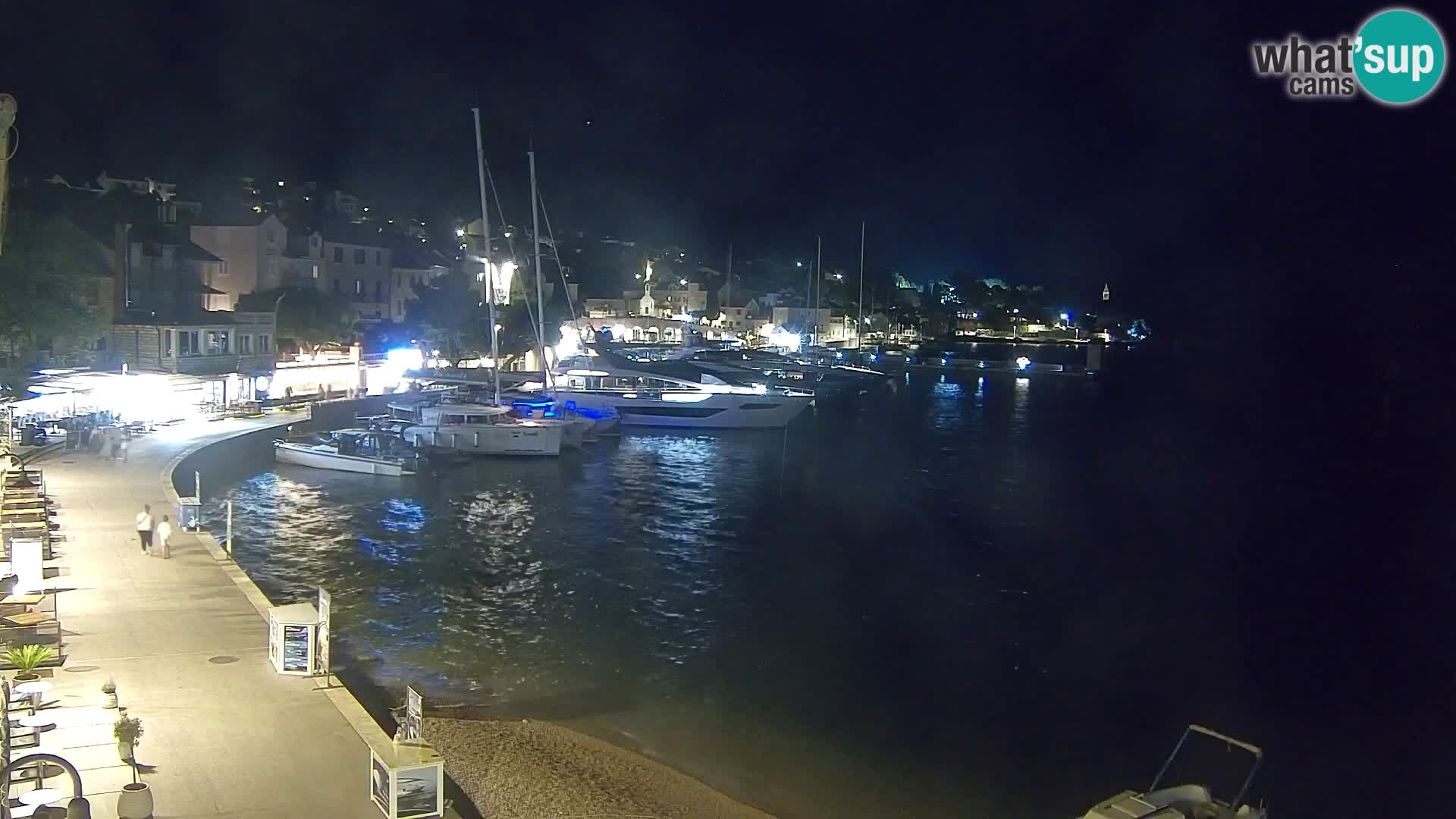 Webcam Bol centre-ville & marina – Vue en direct depuis Bol, île de Brač