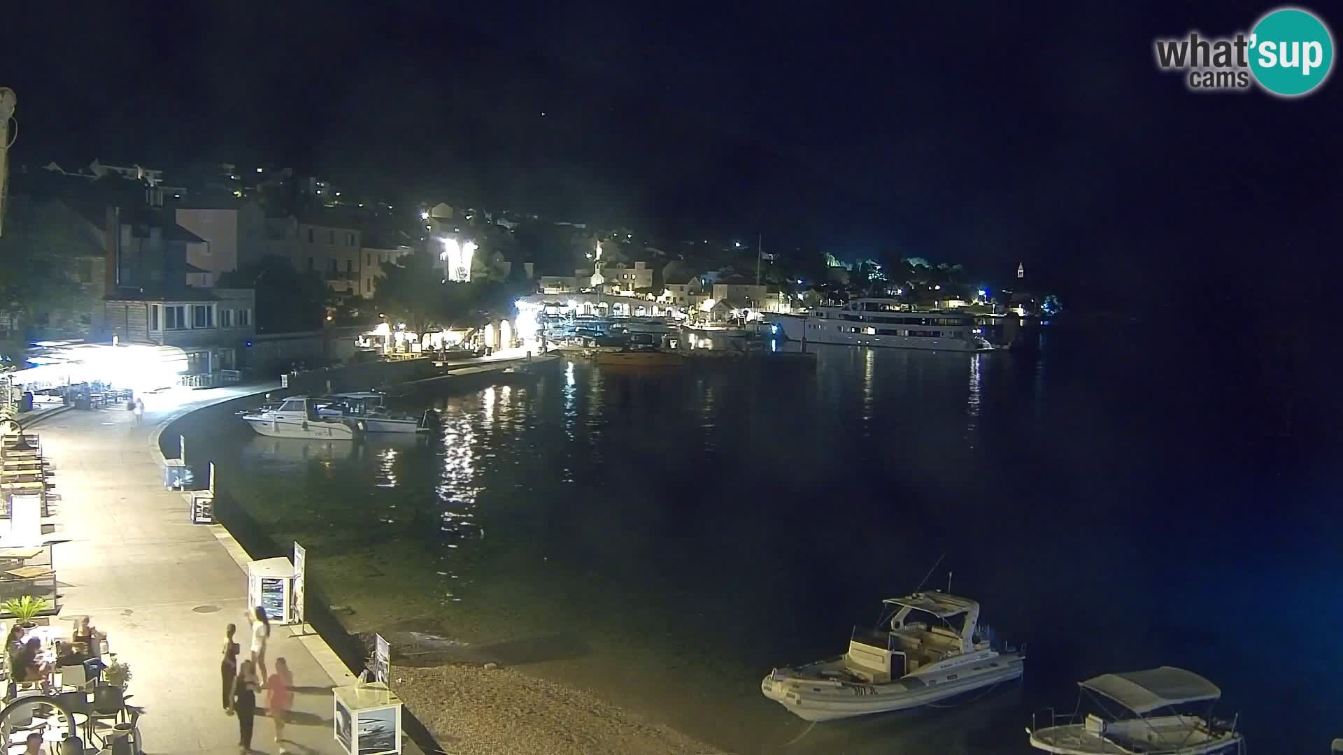Webcam Bol Centre-Ville & Marina – Vue en direct depuis Bol, île de Brač