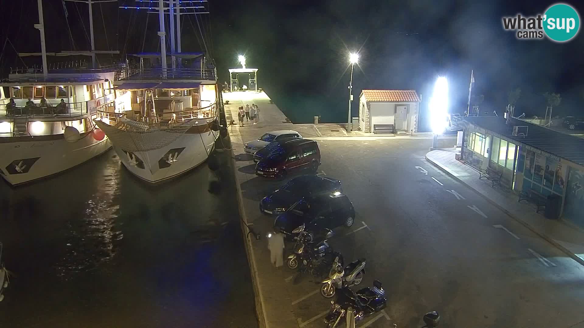 Webcam Bol Hafen & Ortszentrum – Liveblick aus Bol auf der Insel Brač