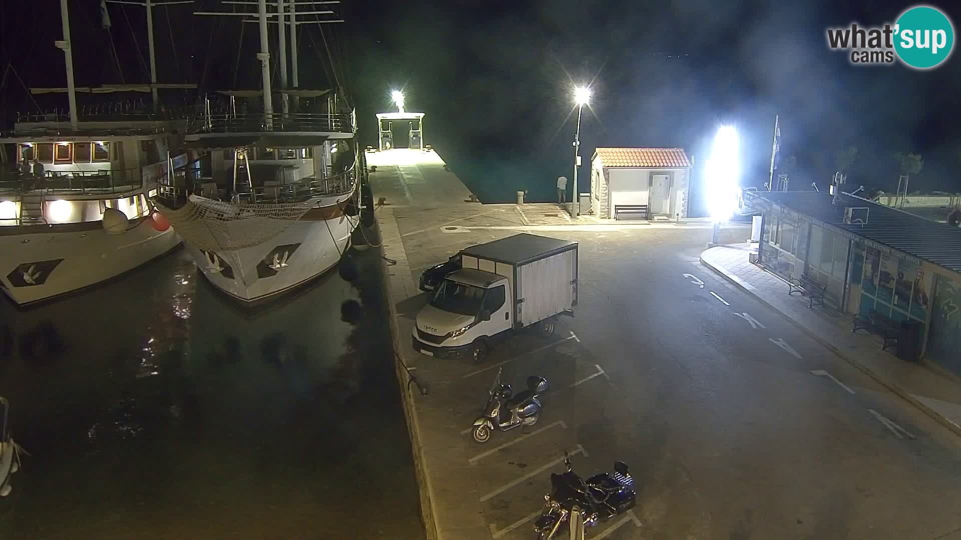 Webcam Bol Hafen & Ortszentrum – Liveblick aus Bol auf der Insel Brač
