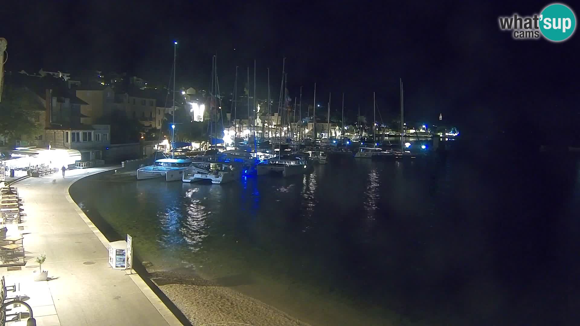 Webcam Bol centre-ville & marina – Vue en direct depuis Bol, île de Brač