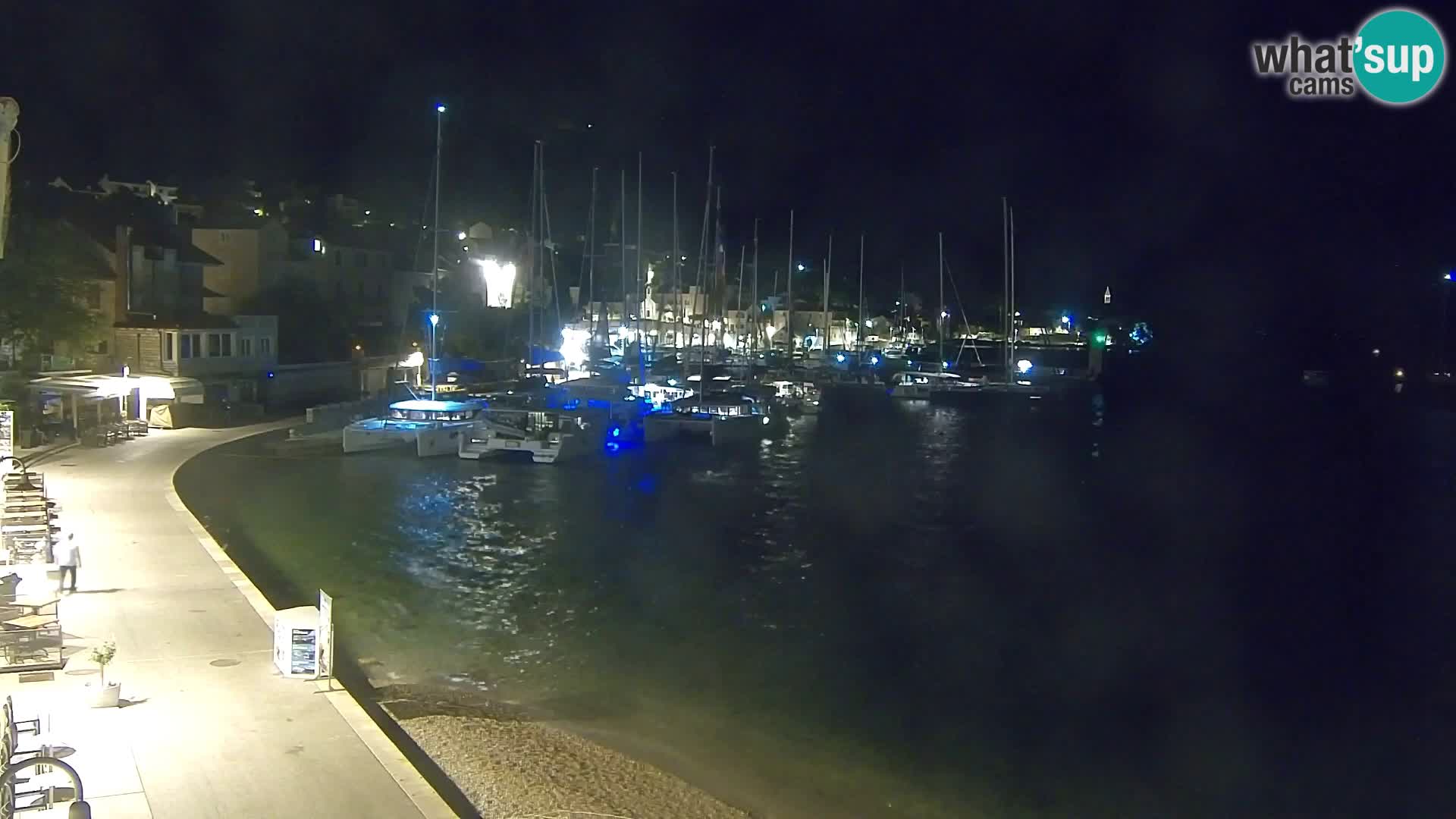 Webcam Bol Centre-Ville & Marina – Vue en direct depuis Bol, île de Brač
