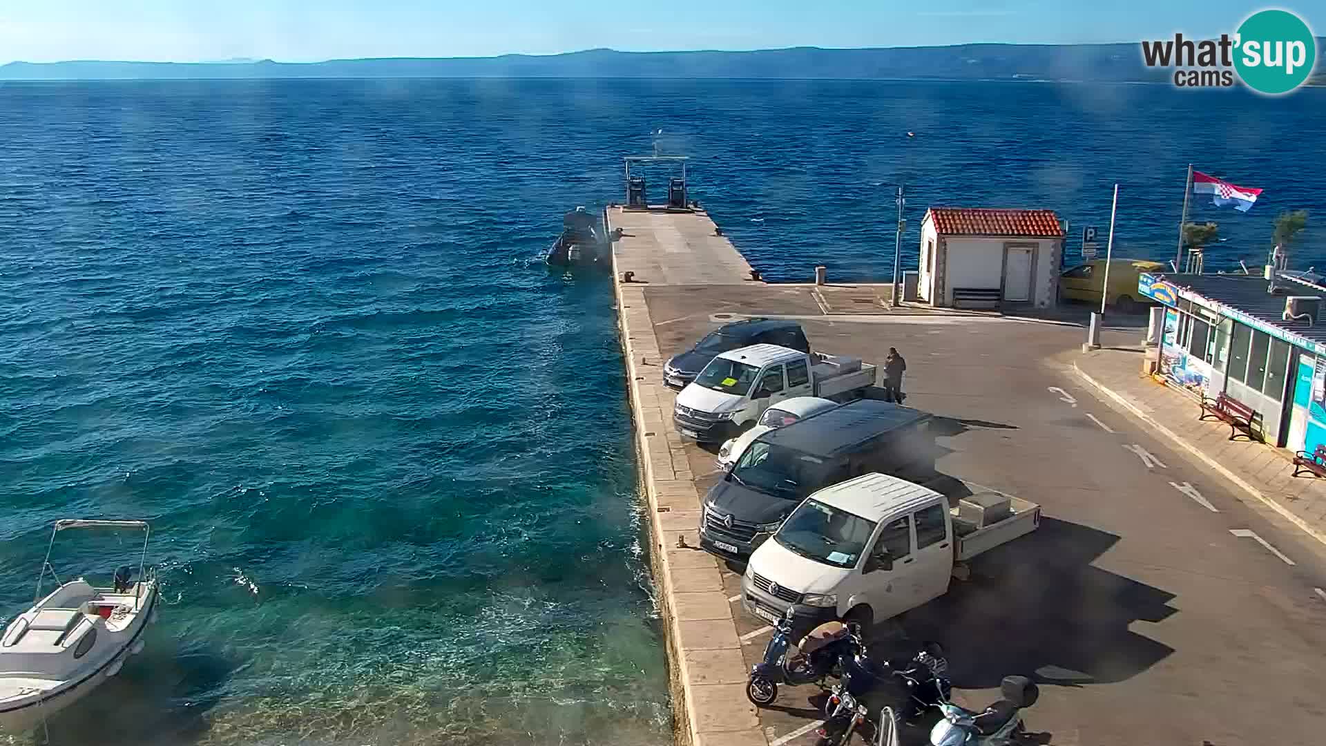 Webcam Bol Hafen & Ortszentrum – Liveblick aus Bol auf der Insel Brač